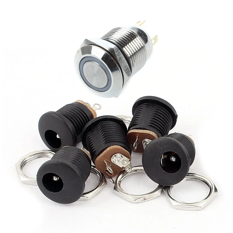 Светодиодный светильник 3 в 12 мм из нержавеющей стали, Мгновенный кнопочный переключатель NO & 6 шт., зеркальное крепление, разъем питания пост...
Светодиодный светильник 3 в 12 мм из нержавеющей стали, Мгновенный кнопочный переключатель NO & 6 шт., зеркальное крепление, разъем питания пост...