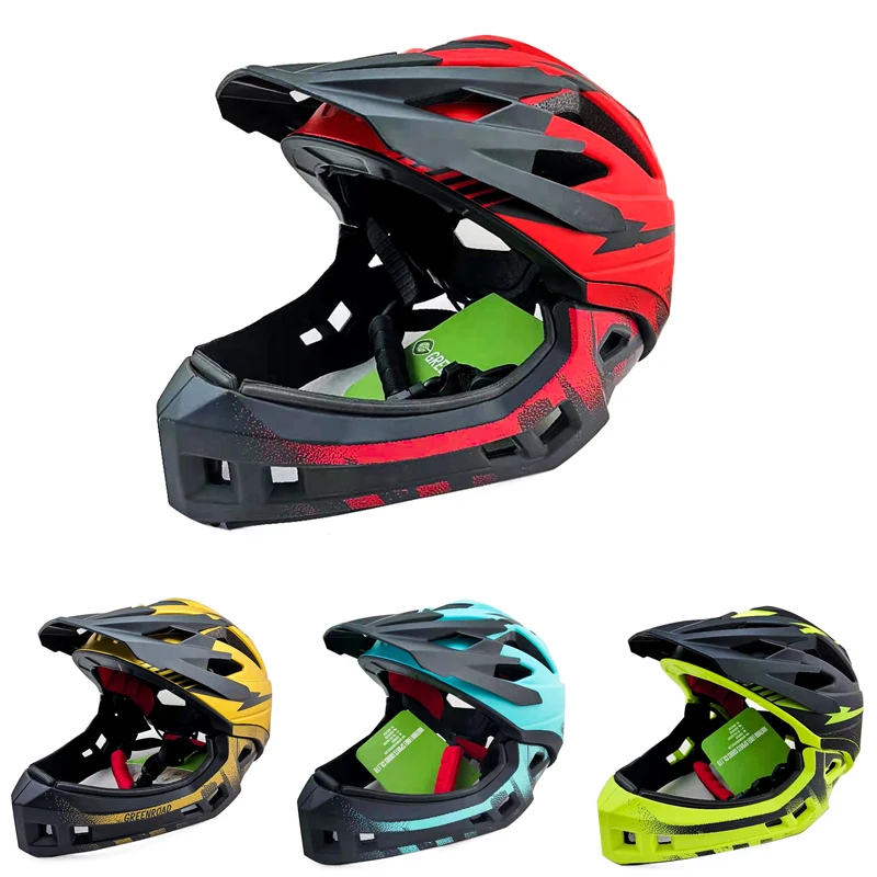 Kids Detachable Full Face Downhill Bike helmet Children's Sports Child Cycling Motorcycle Skateboarding Roller Skating Helmet
Kids Detachable Full Face Downhill Bike helmet Children's Sports Child Cycling Motorcycle Skateboarding Roller Skating Helmet