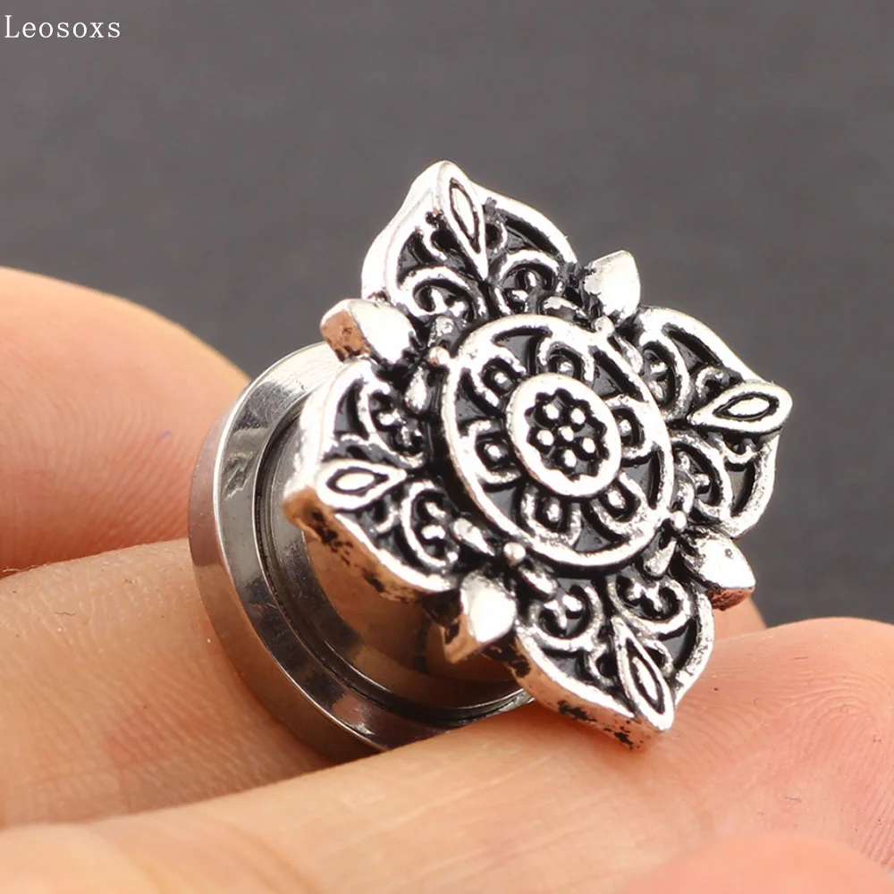 Leosoxs 1 piece Hot sale new retro auricle stainless steel pulley ear expansion body puncture jewelry Ear Plugs and Tunnels
Leosoxs 1 piece Hot sale new retro auricle stainless steel pulley ear expansion body puncture jewelry Ear Plugs and Tunnels