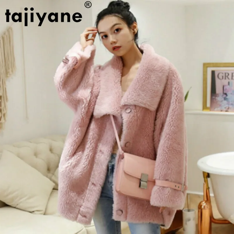 Autumn Winter Coat Women Clothes 2021 Korean Vintage 100% Wool Jacket Streetwear Tops Sheep Shearling Fur Suede Lining ZT3078
Autumn Winter Coat Women Clothes 2021 Korean Vintage 100% Wool Jacket Streetwear Tops Sheep Shearling Fur Suede Lining ZT3078