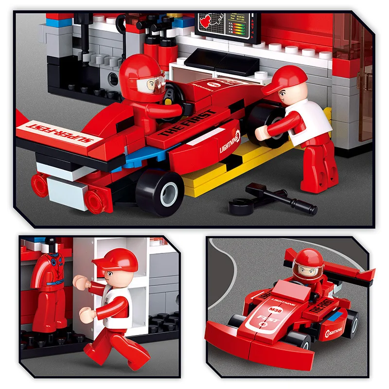 B0375 toy F1 truck formula racing transporter children assembled building blocks
B0375 toy F1 truck formula racing transporter children assembled building blocks