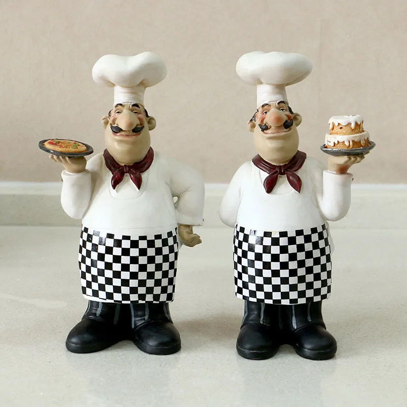 Western Restaurant Decor Modern Design Chef & Cake Model Ornaments Resin Crafts Miniature Figurines Home Kitchen Decoration Gift
Western Restaurant Decor Modern Design Chef & Cake Model Ornaments Resin Crafts Miniature Figurines Home Kitchen Decoration Gift