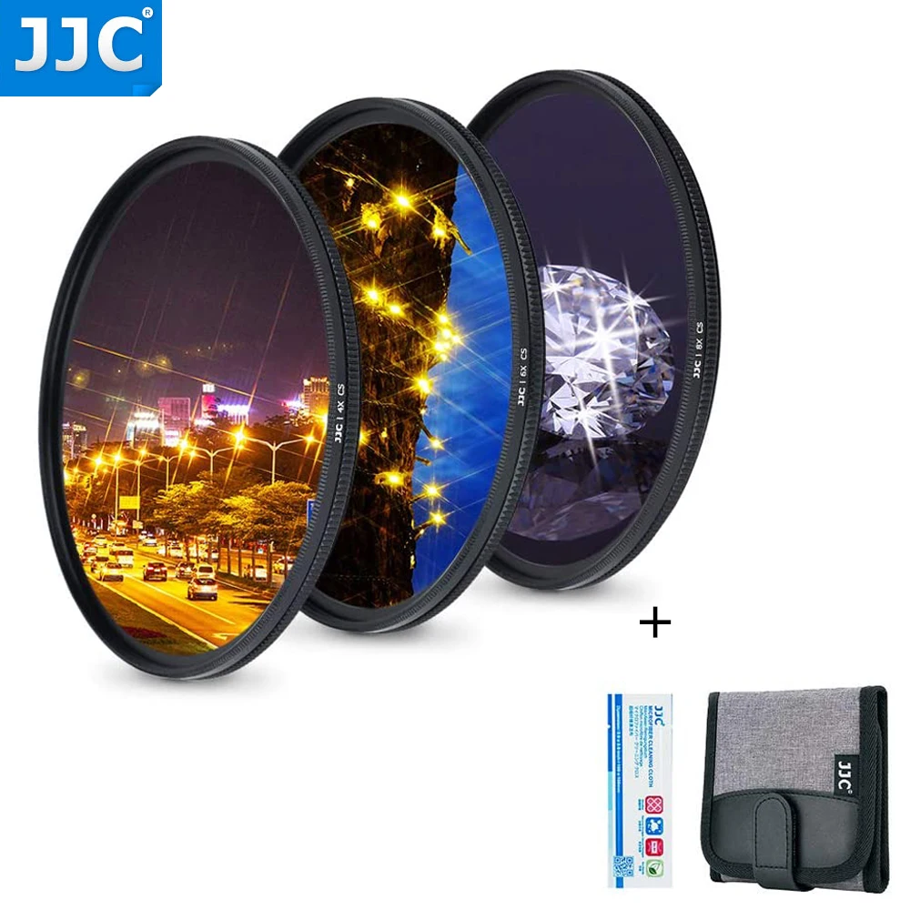 JJC Variable Star Starburst Filter Kit 4 6 8 Pionts 40.5mm 49mm 52mm 55mm 58mm 62mm 67mm 72mm 77mm Lens Star Line + Filter Pouch
JJC Variable Star Starburst Filter Kit 4 6 8 Pionts 40.5mm 49mm 52mm 55mm 58mm 62mm 67mm 72mm 77mm Lens Star Line + Filter Pouch