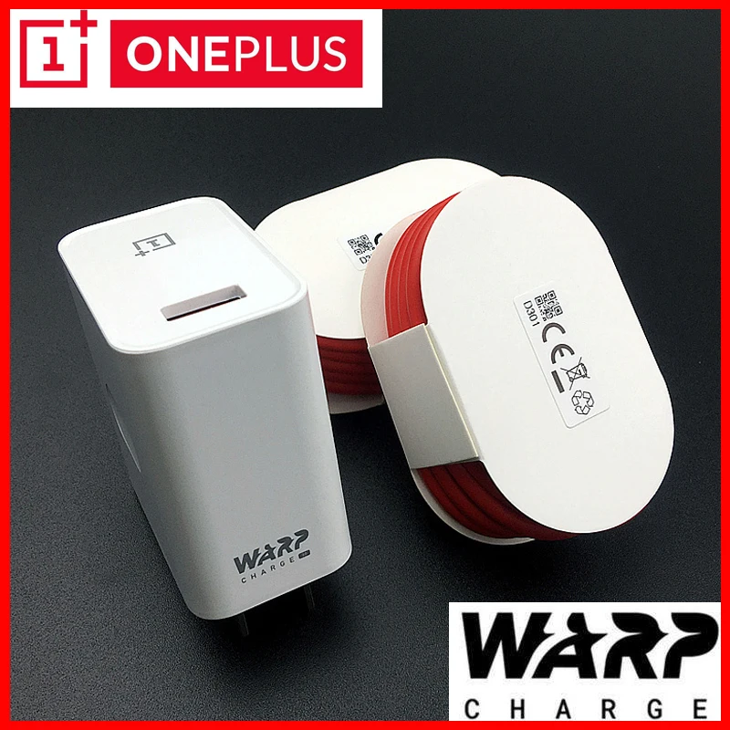 Оригинальное зарядное устройство Oneplus Warp 30 адаптер питания Вт для ЕС кабель