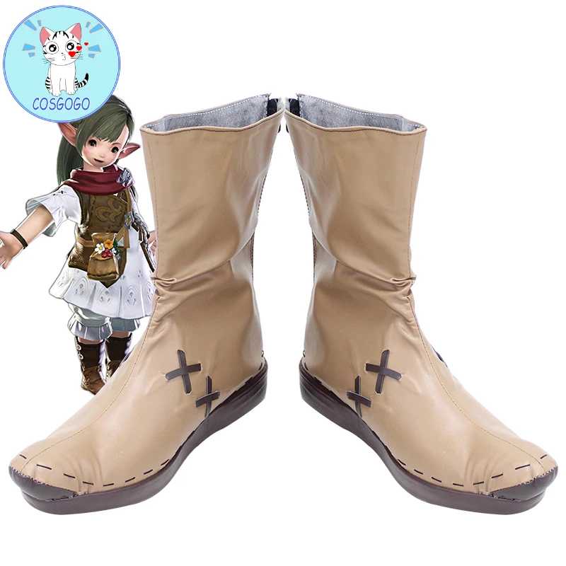 Final Fantasy XIV A Realm Reborn Lalafell Family Beige Cosplay Shoes Boots Halloween Carnival Cosplay Costume
Final Fantasy XIV A Realm Reborn Lalafell Family Beige Cosplay Shoes Boots Halloween Carnival Cosplay Costume