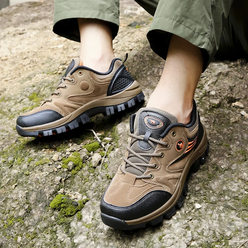 Autumn/Winter Men Hiking Shoes Brown Green Rock Climbing Shoes Men Outdoor Mens Mountain Trainers Anti-Slip Sport Sneakers Men
Autumn/Winter Men Hiking Shoes Brown Green Rock Climbing Shoes Men Outdoor Mens Mountain Trainers Anti-Slip Sport Sneakers Men