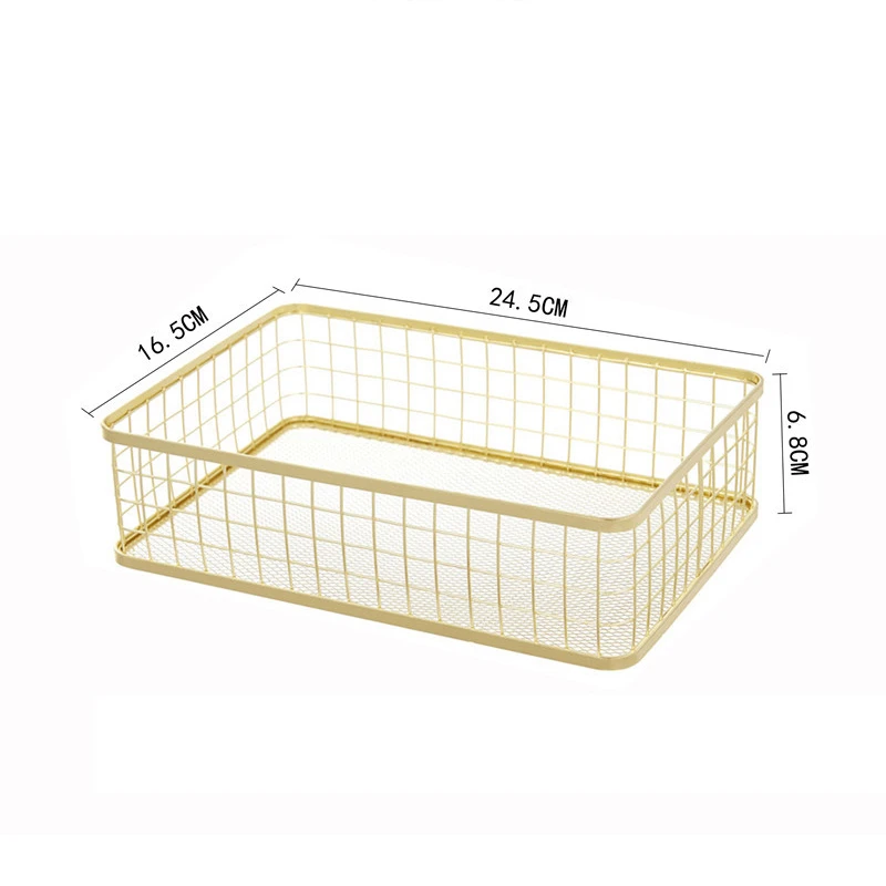 Nordic Iron Art Sundries Box Home Storage Basket Cosmetic Storage Box Desktop Debris Storage Desktop Stationery Makeup Organizer
Nordic Iron Art Sundries Box Home Storage Basket Cosmetic Storage Box Desktop Debris Storage Desktop Stationery Makeup Organizer