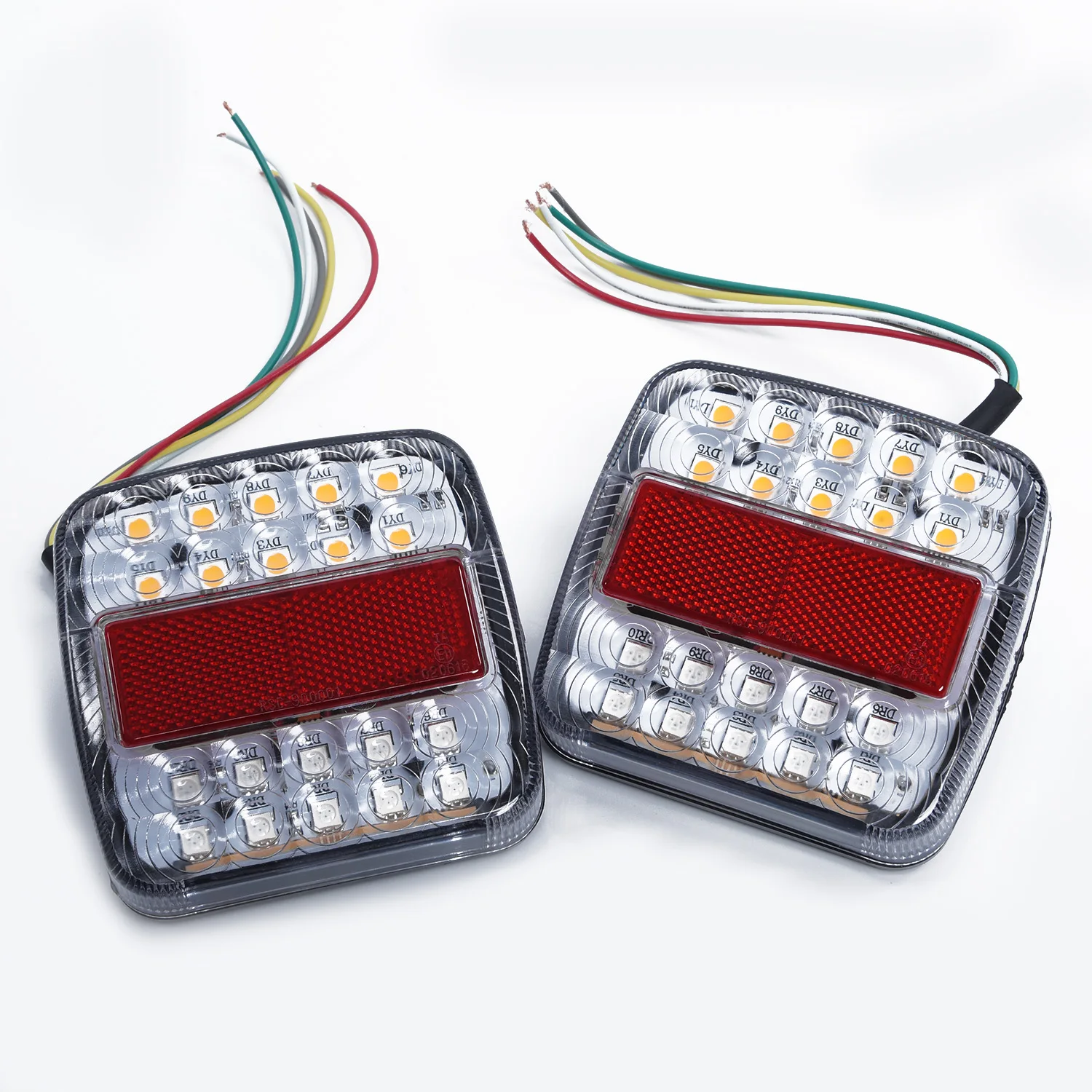 Bright Light LED Lamp License Plate Truck Trailer Caravans ABS 2Pcs Set Stop Reverse Indicator Shock Resistant
Bright Light LED Lamp License Plate Truck Trailer Caravans ABS 2Pcs Set Stop Reverse Indicator Shock Resistant