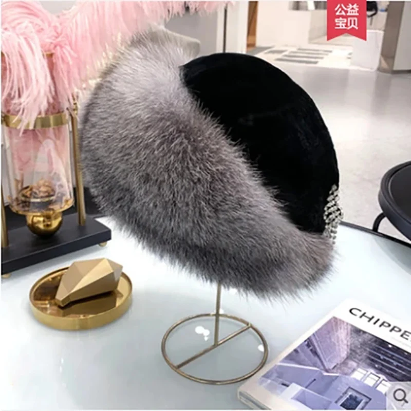 Winter thick fur headband fluffy faux fur womens girl fur headband hat winter outdoor warm ski cap
Winter thick fur headband fluffy faux fur womens girl fur headband hat winter outdoor warm ski cap