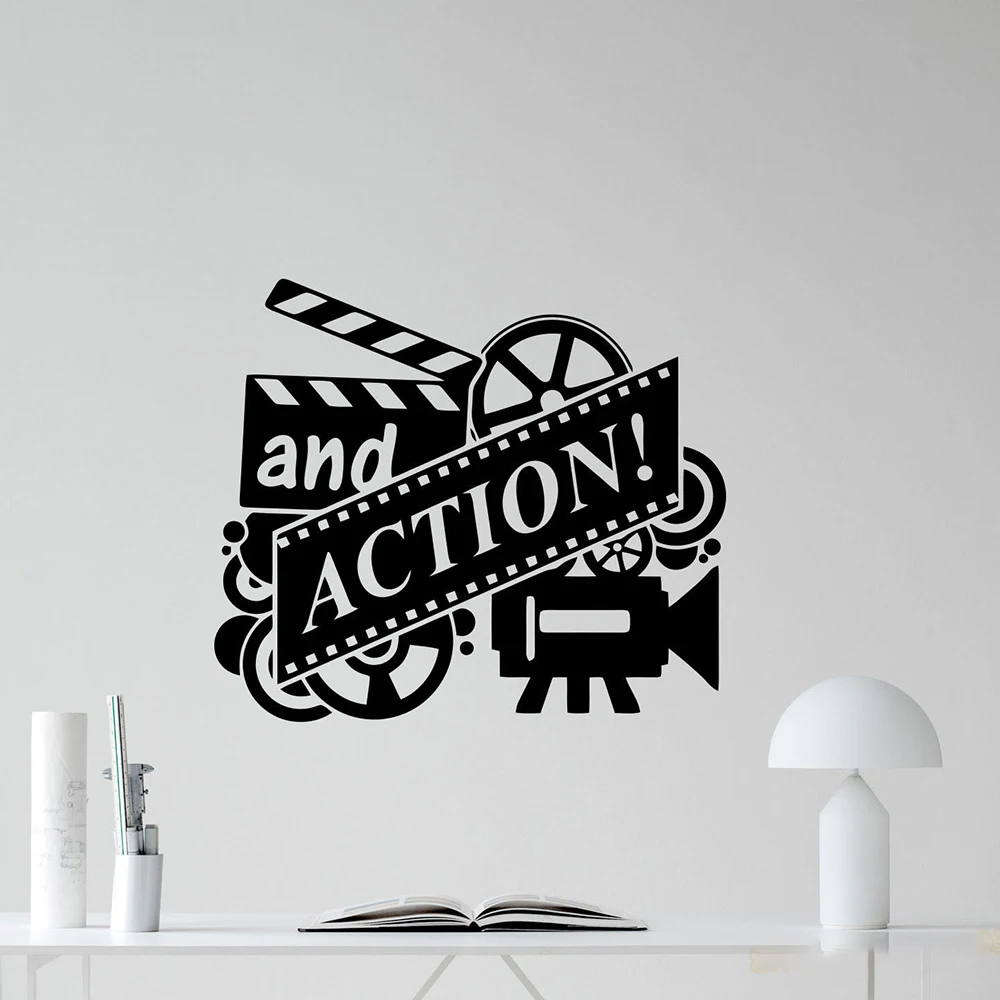 Action Movie Wall Decal Film Reel Cinema Home Theater Vinyl Sticker Decor Removable Art Mural For Bedroom Home Decoraiton L872
Action Movie Wall Decal Film Reel Cinema Home Theater Vinyl Sticker Decor Removable Art Mural For Bedroom Home Decoraiton L872