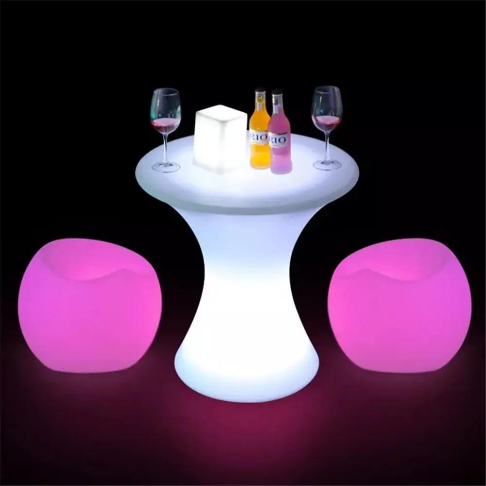 LED Plastic Bar Chair Stool Lighting table Chair Multi Color Changing Luminous Table Chair wedding decor
LED Plastic Bar Chair Stool Lighting table Chair Multi Color Changing Luminous Table Chair wedding decor