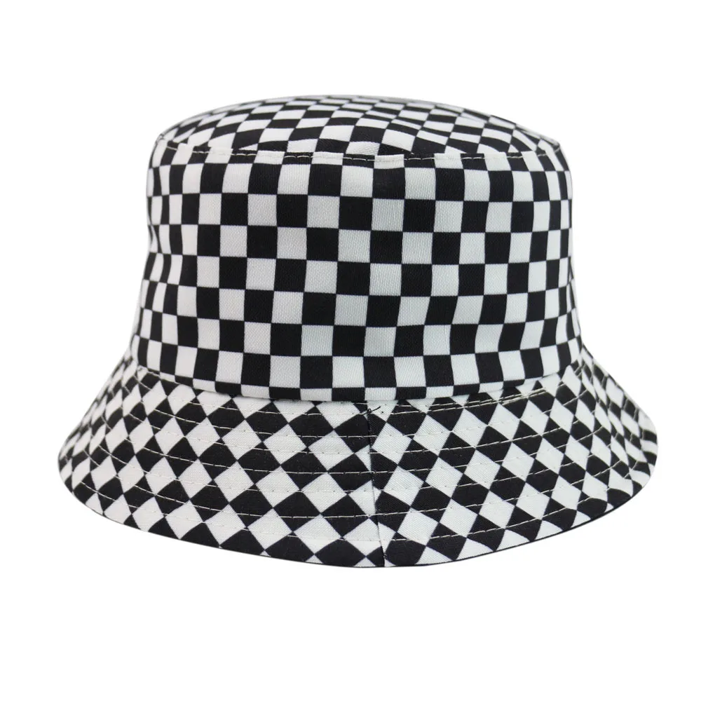 Plaid Black White Panama Bucket Hats Reversible Cotton Adult Woman Mens Fishing Hats For Men Women Hip Hop Bob Unisex Caps 2020
Plaid Black White Panama Bucket Hats Reversible Cotton Adult Woman Mens Fishing Hats For Men Women Hip Hop Bob Unisex Caps 2020