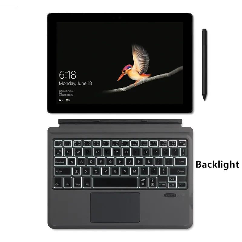 

Клавиатура для Microsoft Surface Go 2, Bluetooth клавиатура, планшет, 10 дюймов, 10,5 дюймов, чехол для ноутбука, компьютера, беспроводная мышь, чехол для Go go2