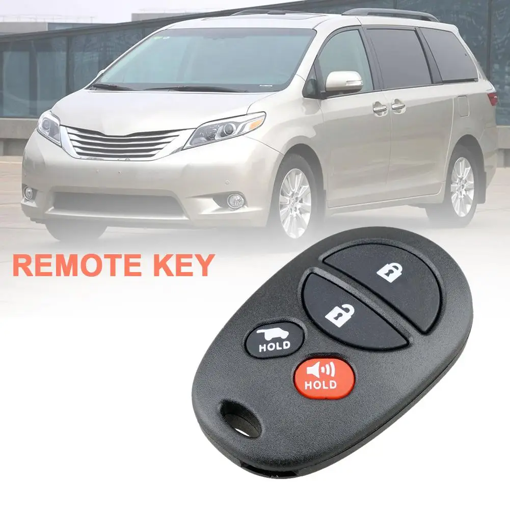 Пульт дистанционного управления FCCID GQ43VT20T, 315 МГц, 4 кнопки, для Toyota Highlander Sequoia Sienna 
Пульт дистанционного управления FCCID GQ43VT20T, 315 МГц, 4 кнопки, для Toyota Highlander Sequoia Sienna
