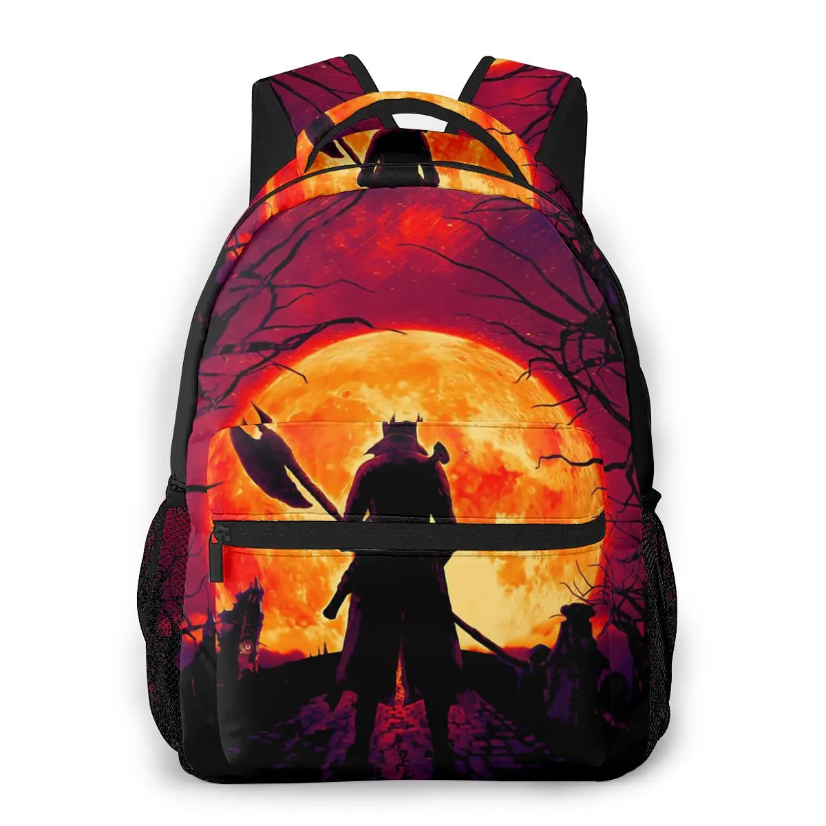 A Blood Moon's Night Backpack for Girls Boys Travel Rucksack Bloodborne Backpacks for Teenage 
A Blood Moon's Night Backpack for Girls Boys Travel Rucksack Bloodborne Backpacks for Teenage