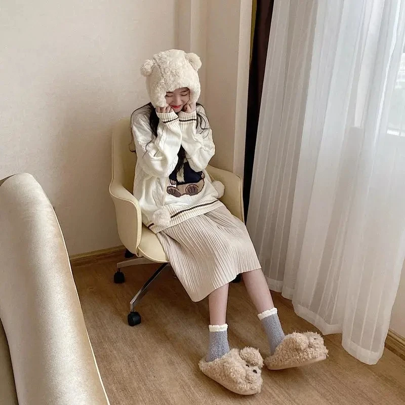 2021 New Winter Women Slippers Cartoon Dogs Flip Flops Female for Home Warm Plush Slides Kawaii Big Ear Flat Shoes
2021 New Winter Women Slippers Cartoon Dogs Flip Flops Female for Home Warm Plush Slides Kawaii Big Ear Flat Shoes