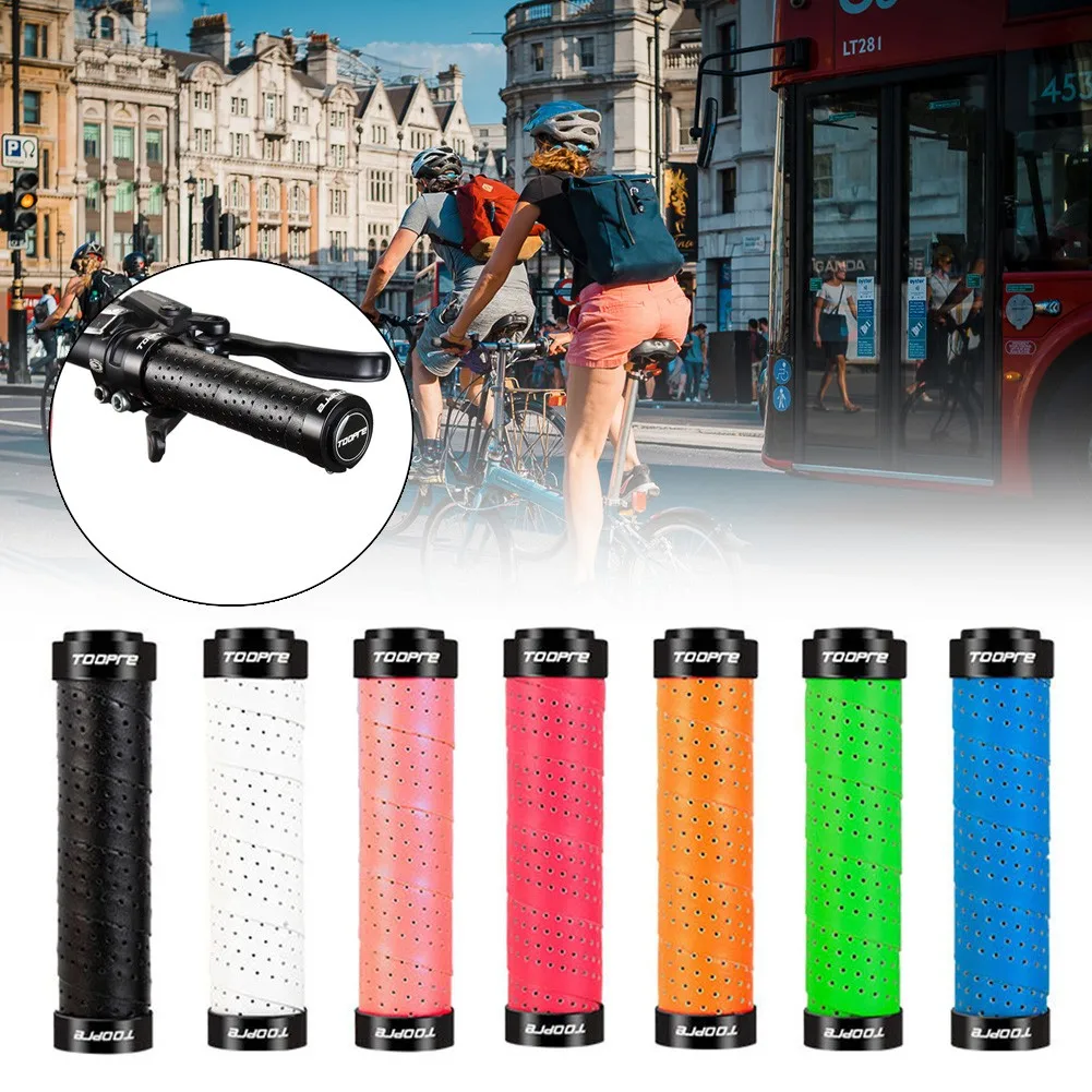 1 Pair TOOPRE Bicycle Handlebar Bar Grips MTB Folding Bike Double Lock On Ring Aluminum Alloy PU Cycling Handlebar Cover
1 Pair TOOPRE Bicycle Handlebar Bar Grips MTB Folding Bike Double Lock On Ring Aluminum Alloy PU Cycling Handlebar Cover