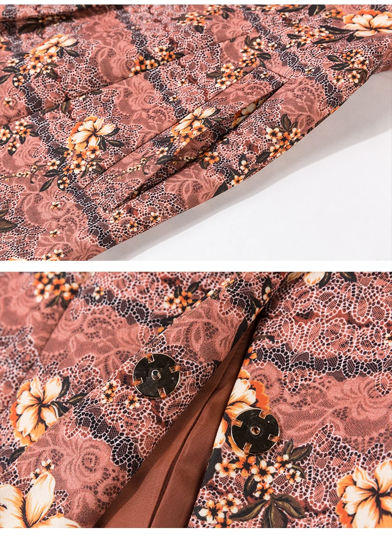 Vintage Print Long Trench Coat Women Windbreaker Classic Female Stand Collar Overcoats
Vintage Print Long Trench Coat Women Windbreaker Classic Female Stand Collar Overcoats