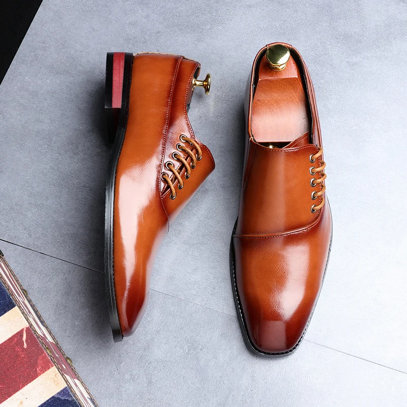 2020 Fashion Business Dress Men Shoes New Classic Leather Men's Suits Shoes Fashion Slip On Dress Shoes Men Oxfords Size 37-48
2020 Fashion Business Dress Men Shoes New Classic Leather Men's Suits Shoes Fashion Slip On Dress Shoes Men Oxfords Size 37-48