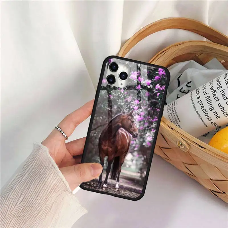 Handsome Horse Animal Phone Case Tempered glass For iphone 11 12 PRO MAX X XS XR 5C 6 6S 7 8 plus
Handsome Horse Animal Phone Case Tempered glass For iphone 11 12 PRO MAX X XS XR 5C 6 6S 7 8 plus