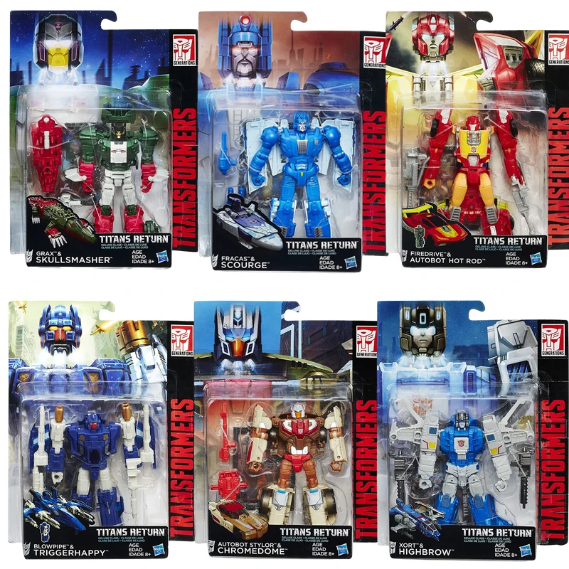 Takara Tomy Transformers Toys Generations Titans Return Idw Skull Smasher Vorath and Mindwipe Blowpipe Highbrow Action Figure
Takara Tomy Transformers Toys Generations Titans Return Idw Skull Smasher Vorath and Mindwipe Blowpipe Highbrow Action Figure