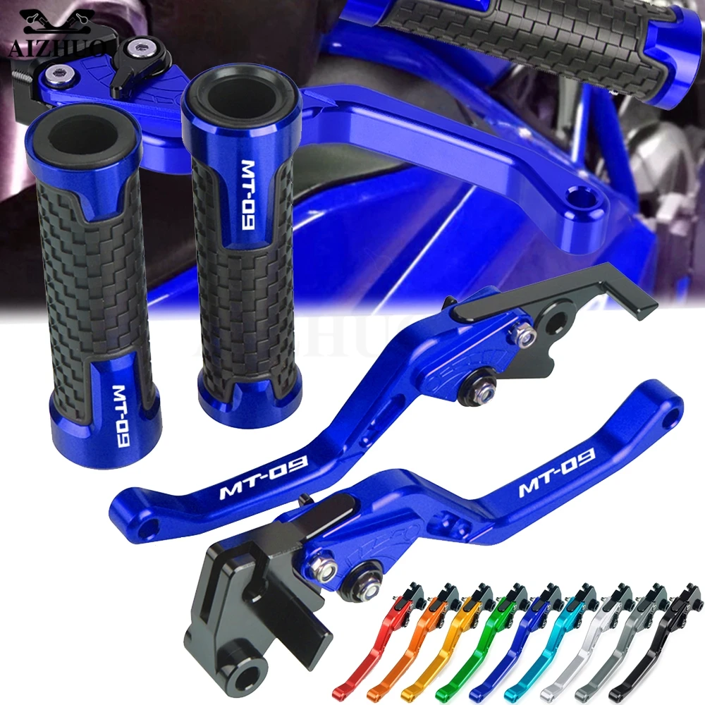 Motorcycle MT 09 Brake Clutch Lever FOR YAMAHA MT09 TRACER MT-09 2015-2020 2019 2018 2017 7/8'' Handlebar Handle Grip MT 09 Logo 
Motorcycle MT 09 Brake Clutch Lever FOR YAMAHA MT09 TRACER MT-09 2015-2020 2019 2018 2017 7/8'' Handlebar Handle Grip MT 09 Logo