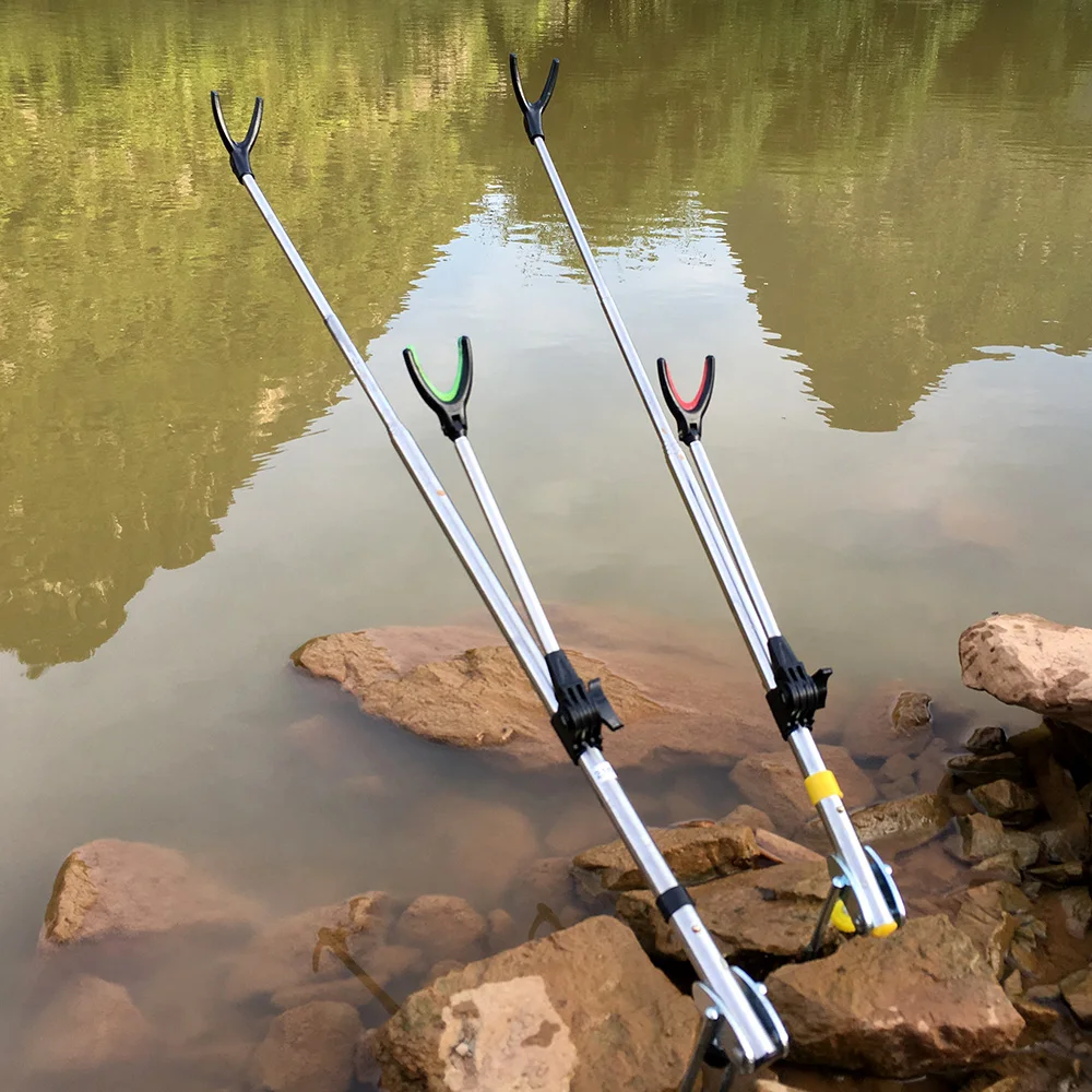 Fish Rod Stand Bracket Angle Adjustable Fishing Rods Holder 1.5M 1.7M 2.1M 2.4MTelescoping Fishing Tool Hand Rod Holder
Fish Rod Stand Bracket Angle Adjustable Fishing Rods Holder 1.5M 1.7M 2.1M 2.4MTelescoping Fishing Tool Hand Rod Holder