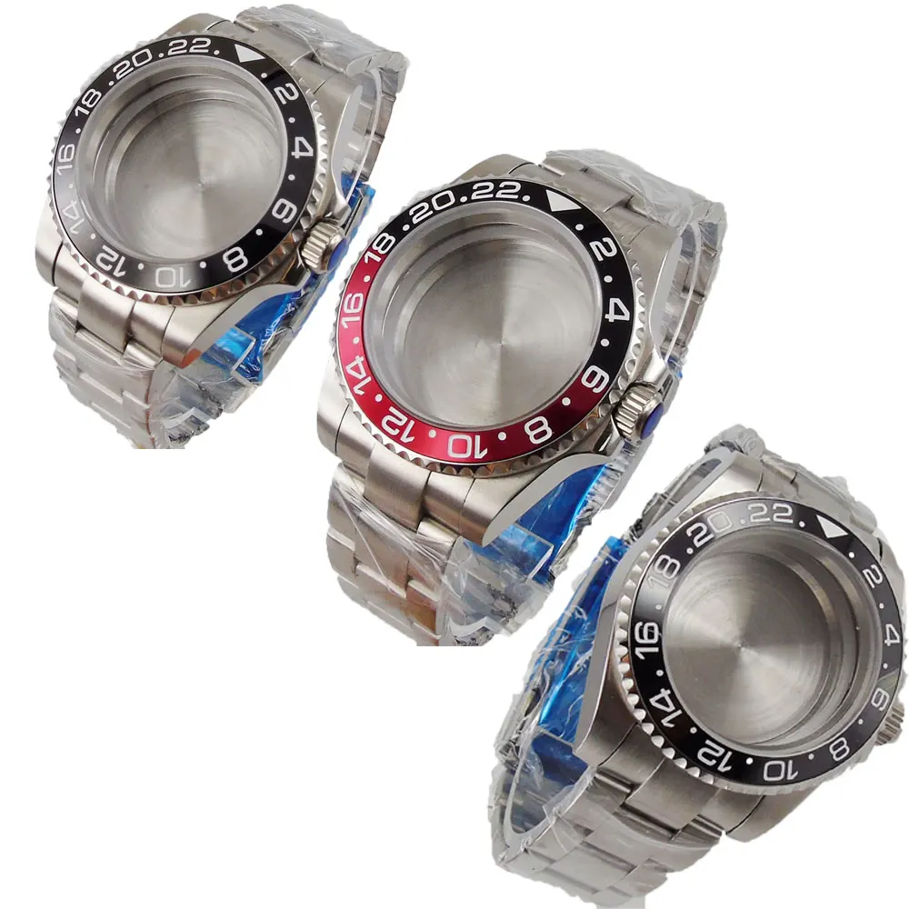 40mm Watch Case Oyster Bracelet Sapphire Glass Without Cyclops Fit For NH35 NH36 NH36A Insert Rotating Bezel
40mm Watch Case Oyster Bracelet Sapphire Glass Without Cyclops Fit For NH35 NH36 NH36A Insert Rotating Bezel