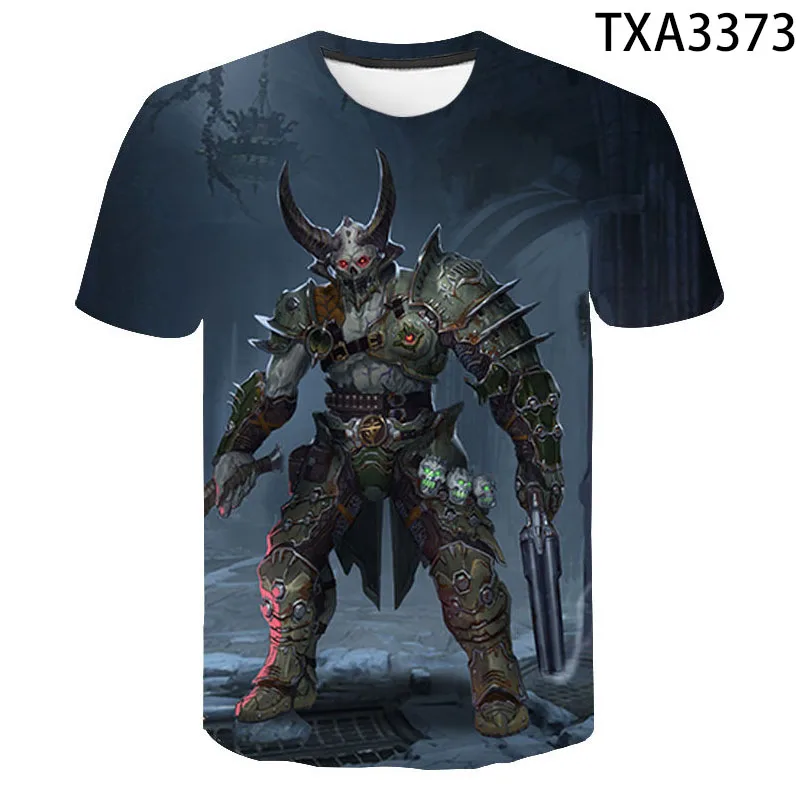 Game Doom Eternal 3D T Shirts Casual Streetwear Boy Girl Kids Fashion Men Women Children Printed T-shirt Interesting Tops Tee
Game Doom Eternal 3D T Shirts Casual Streetwear Boy Girl Kids Fashion Men Women Children Printed T-shirt Interesting Tops Tee