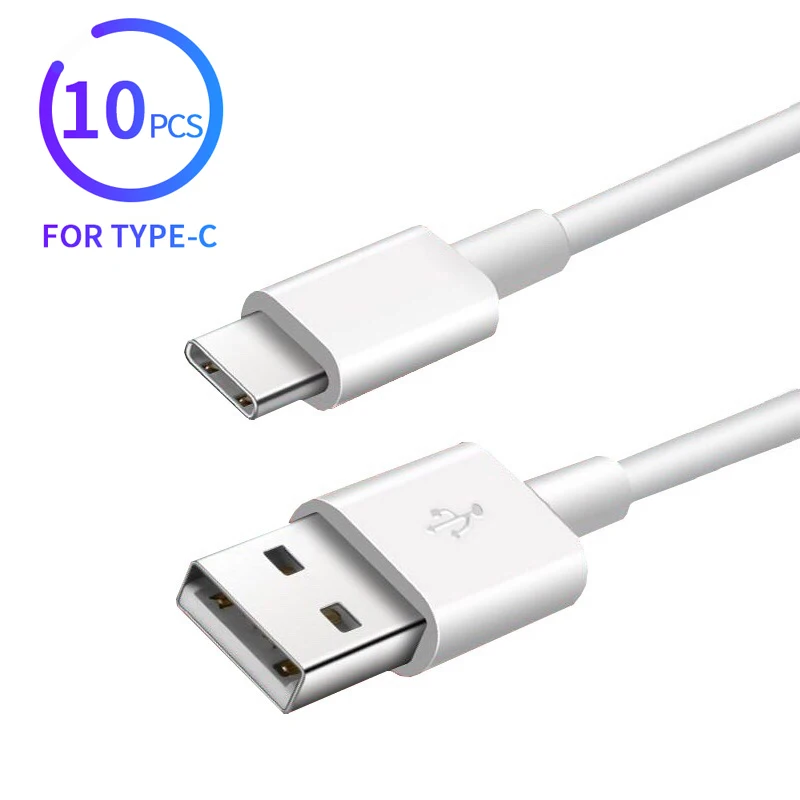 10PCS Type C Cable Fast Data Sync Charger USB C Type C Cable For Samsung S20 FE S10 S9 A50 A70 Xiaomi POCO X3 NFC M3 10T lite
10PCS Type C Cable Fast Data Sync Charger USB C Type C Cable For Samsung S20 FE S10 S9 A50 A70 Xiaomi POCO X3 NFC M3 10T lite