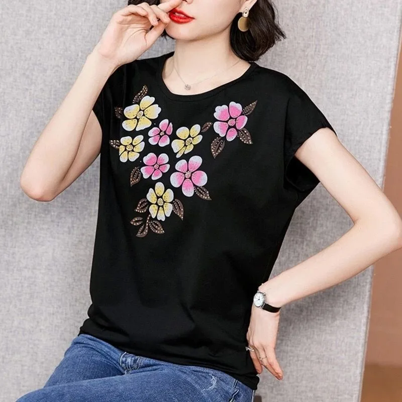 100% Cotton T Shirt Woman 2021 O Neck Summer Short Sleeve Shirt Woman T-shirt Loose Korean Style Plus Size Women Shirts
100% Cotton T Shirt Woman 2021 O Neck Summer Short Sleeve Shirt Woman T-shirt Loose Korean Style Plus Size Women Shirts