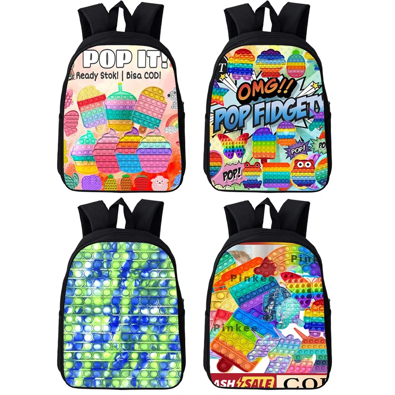 3D Rainbow Bubble Bags Anime Family Games Backpack Children Cartoon Bubble Schoolbags Teenagers Rainbow Pop Fidget 12/16 Inch
3D Rainbow Bubble Bags Anime Family Games Backpack Children Cartoon Bubble Schoolbags Teenagers Rainbow Pop Fidget 12/16 Inch