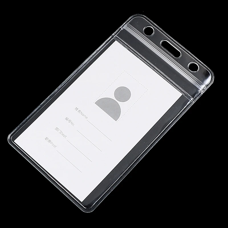 10Pcs/lot Vertical Transparent Vinyl Plastic Clears ID Card Bag Case Badge Holder Accessories Vertical ID Card Badge Holders
10Pcs/lot Vertical Transparent Vinyl Plastic Clears ID Card Bag Case Badge Holder Accessories Vertical ID Card Badge Holders