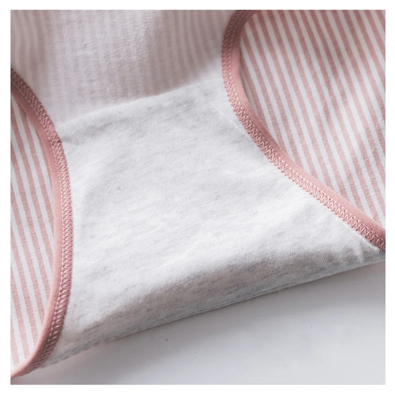Fresh Girl Style Underwear Classic Striped Lady Briefs Cotton Breathable Underpants High Quality Knickers 20
Fresh Girl Style Underwear Classic Striped Lady Briefs Cotton Breathable Underpants High Quality Knickers 20
