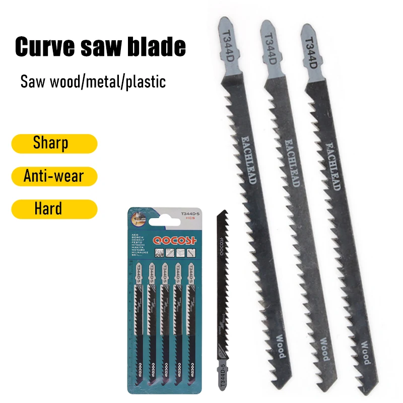 5PCS High Quality 5pcs Hcs HSS Ground Teeth Straight Cutting T-Shank Jig Saw Blade for Wood Tools
5PCS High Quality 5pcs Hcs HSS Ground Teeth Straight Cutting T-Shank Jig Saw Blade for Wood Tools