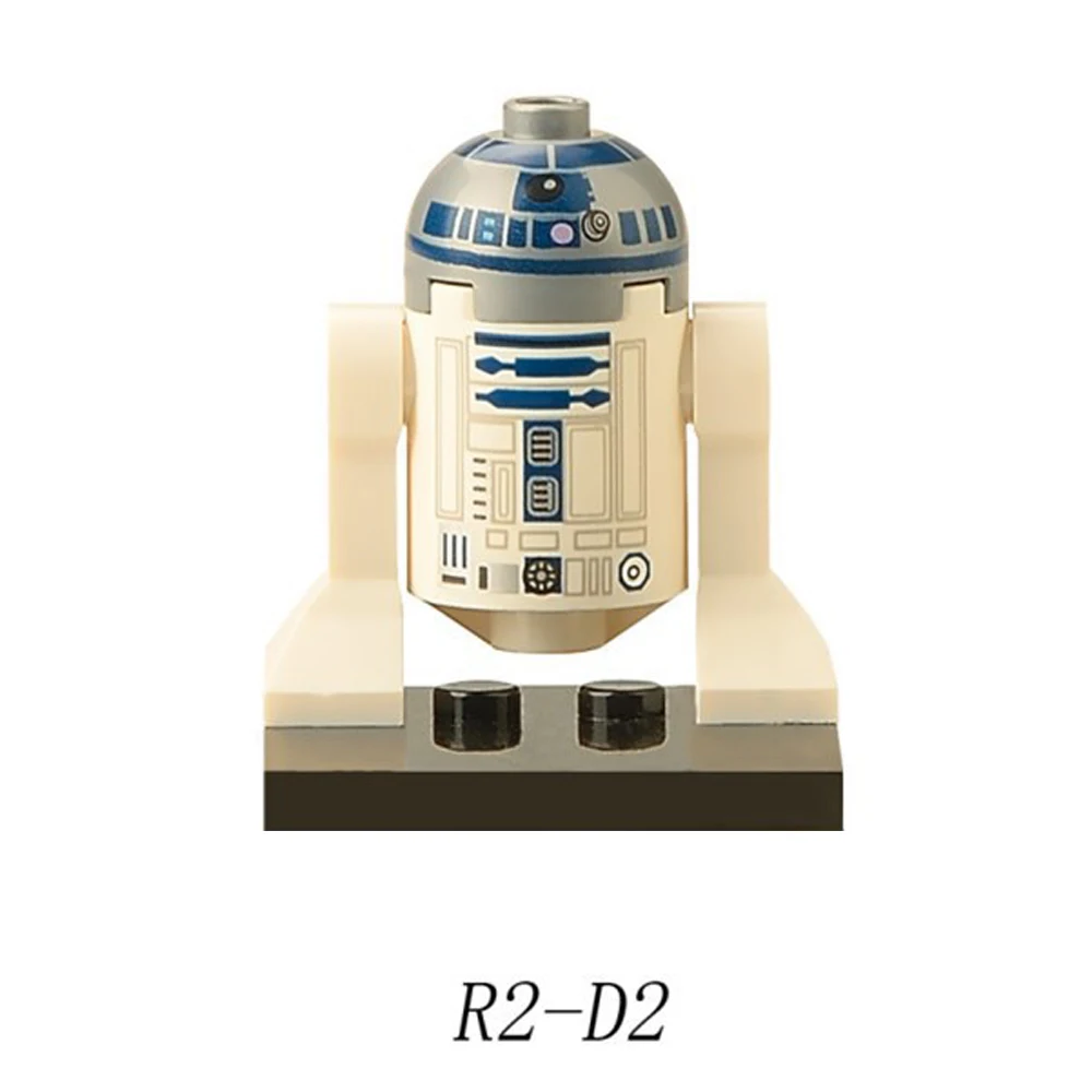 Disney R2-D2 BB-8 C-3PO R4-P17 K-2SO IG88 Battle Buzz Droid строительные блоки бриллиантовая фигурка