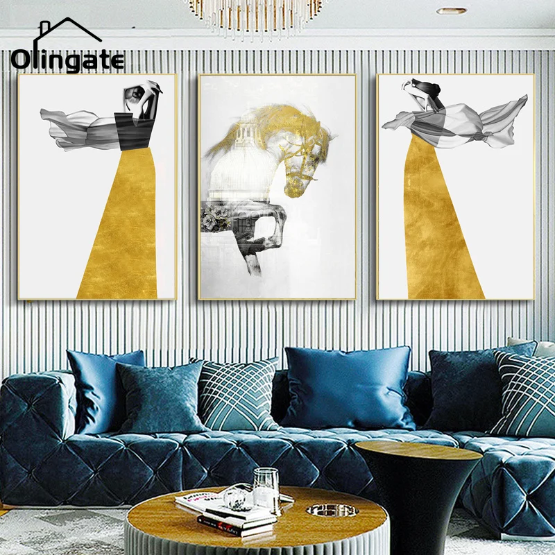 Abstract Portrait and Horse Posters and Prints Inspirational Quotes Wall Art One Piece Canvas Painting Home Living Room Decor
Abstract Portrait and Horse Posters and Prints Inspirational Quotes Wall Art One Piece Canvas Painting Home Living Room Decor
