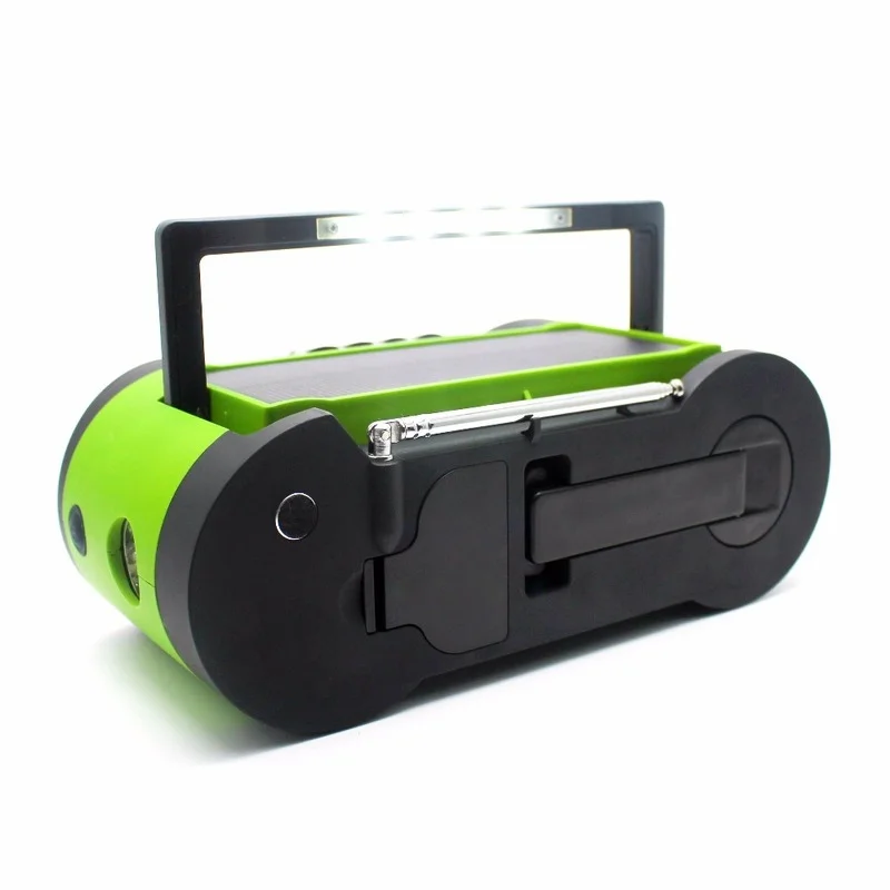 OCKERED Portable Solar Crank Dynamo Radio Solar USB Charging FM AM WB NOAA Weather Radio Emergency LED Flashlight Power Bank
OCKERED Portable Solar Crank Dynamo Radio Solar USB Charging FM AM WB NOAA Weather Radio Emergency LED Flashlight Power Bank