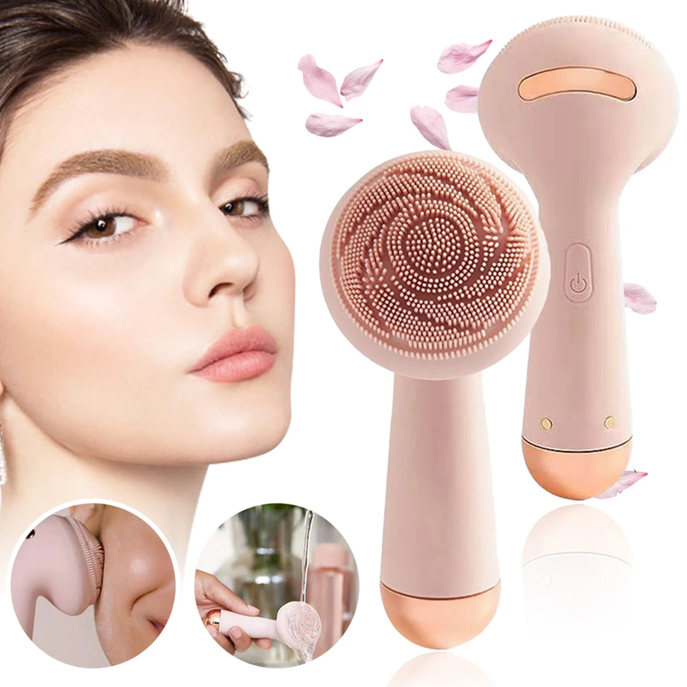Electric Silicone Facial Brush Usb Face Brush Cleansing Waterproof Sonic Vibration Cleanser Deep Pore Cleansing Skin Massager
Electric Silicone Facial Brush Usb Face Brush Cleansing Waterproof Sonic Vibration Cleanser Deep Pore Cleansing Skin Massager
