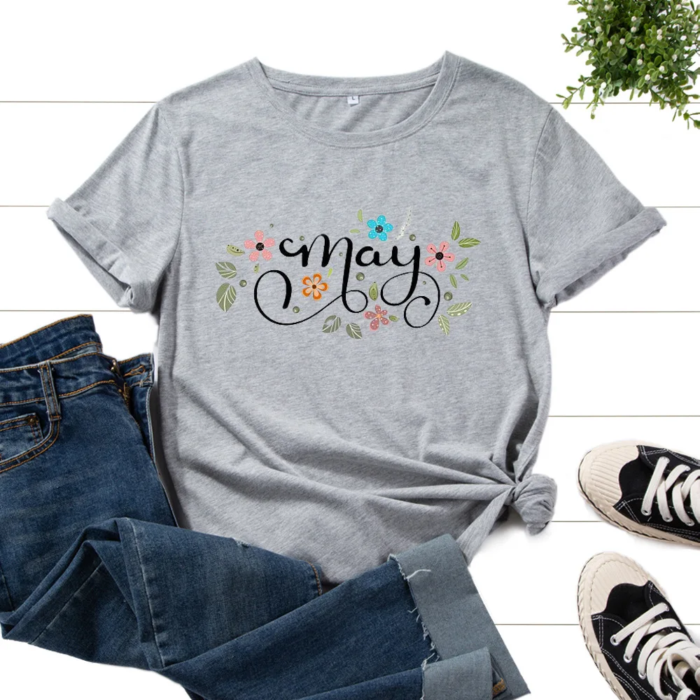 Cotton T-Shirts for Women Graphic Tees Printed Shirt Short Sleeve Summer Tops Casual Clothes Flowers Plants Thanksgiving Thanks
Cotton T-Shirts for Women Graphic Tees Printed Shirt Short Sleeve Summer Tops Casual Clothes Flowers Plants Thanksgiving Thanks