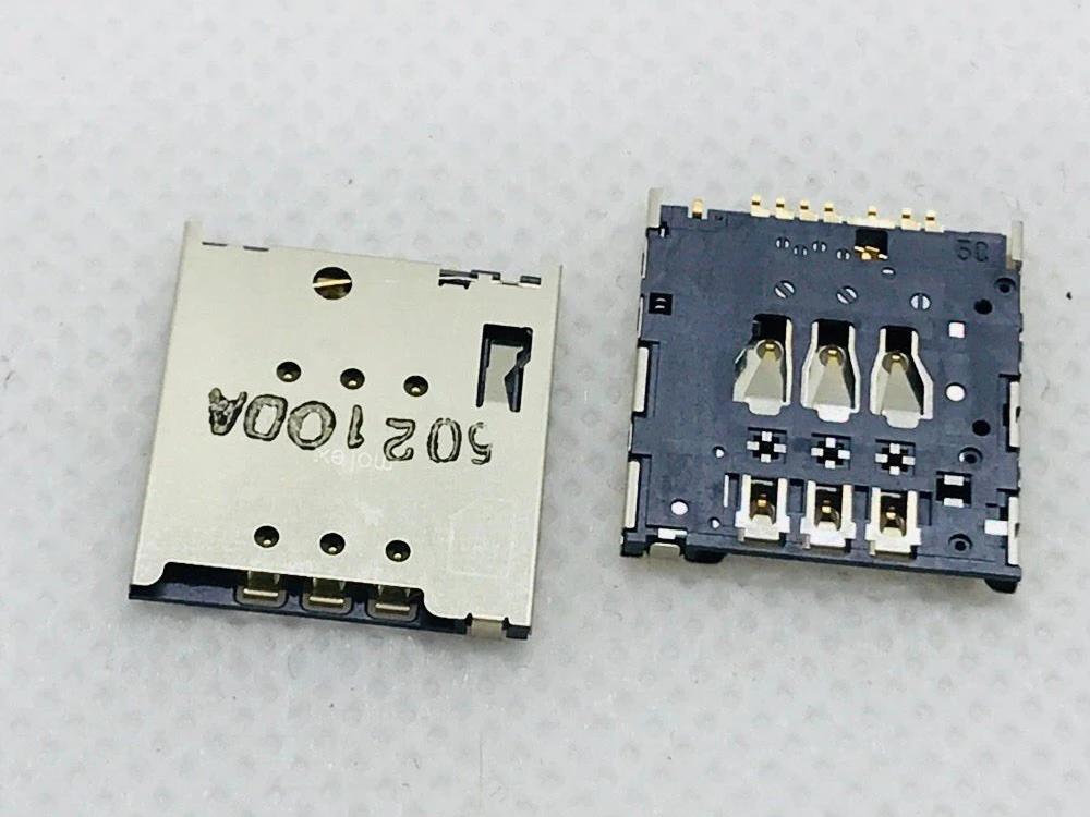 

Sony LT22i LT30 L55T Z3 S50H C5 Z5 MOLEX ALPS Micro Nano SIM Card Slot Tray Holder Reader 6pin Push-push Patch Socket