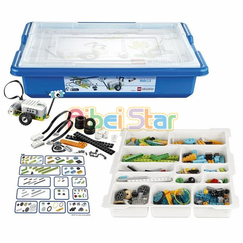 280Pcs/Lot Functions DIY Part Compatible Bricks 45300 WeDo 2.0 Core Set Building Blocks DIY Educational Toys Christmas Kid Gifts
280Pcs/Lot Functions DIY Part Compatible Bricks 45300 WeDo 2.0 Core Set Building Blocks DIY Educational Toys Christmas Kid Gifts