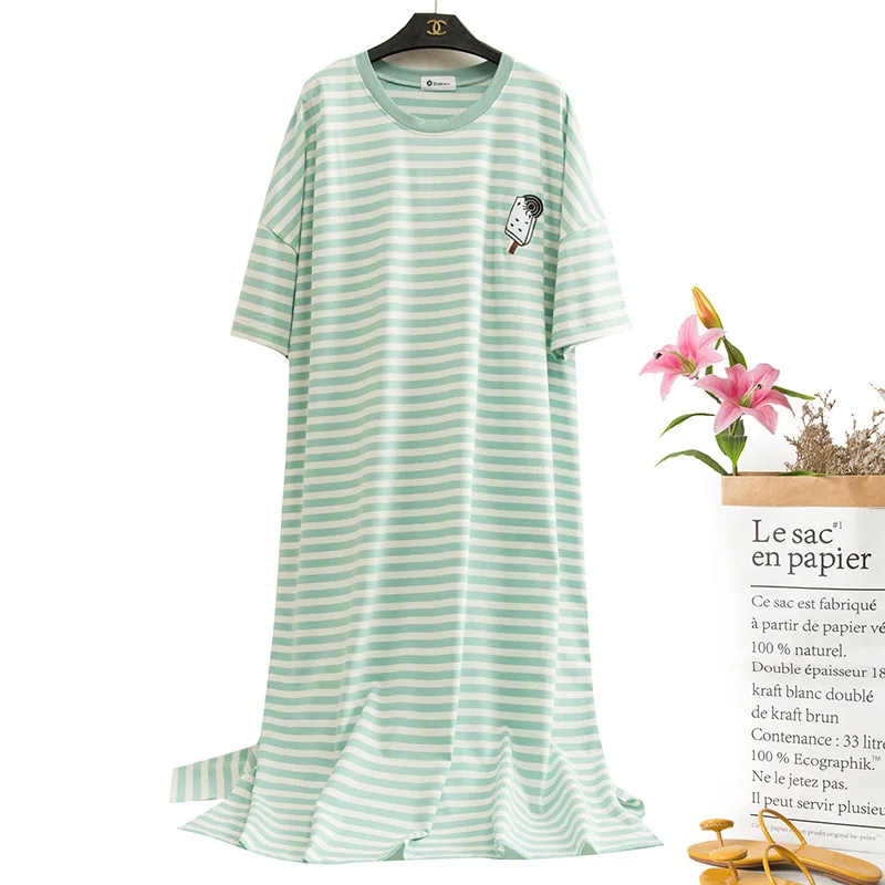 Summer Women's Round Neck Cotton Pajamas Printed Fruit Pattern Oversize Casual Home Wear One Size Loose And Comfortable Pajamas
Summer Women's Round Neck Cotton Pajamas Printed Fruit Pattern Oversize Casual Home Wear One Size Loose And Comfortable Pajamas