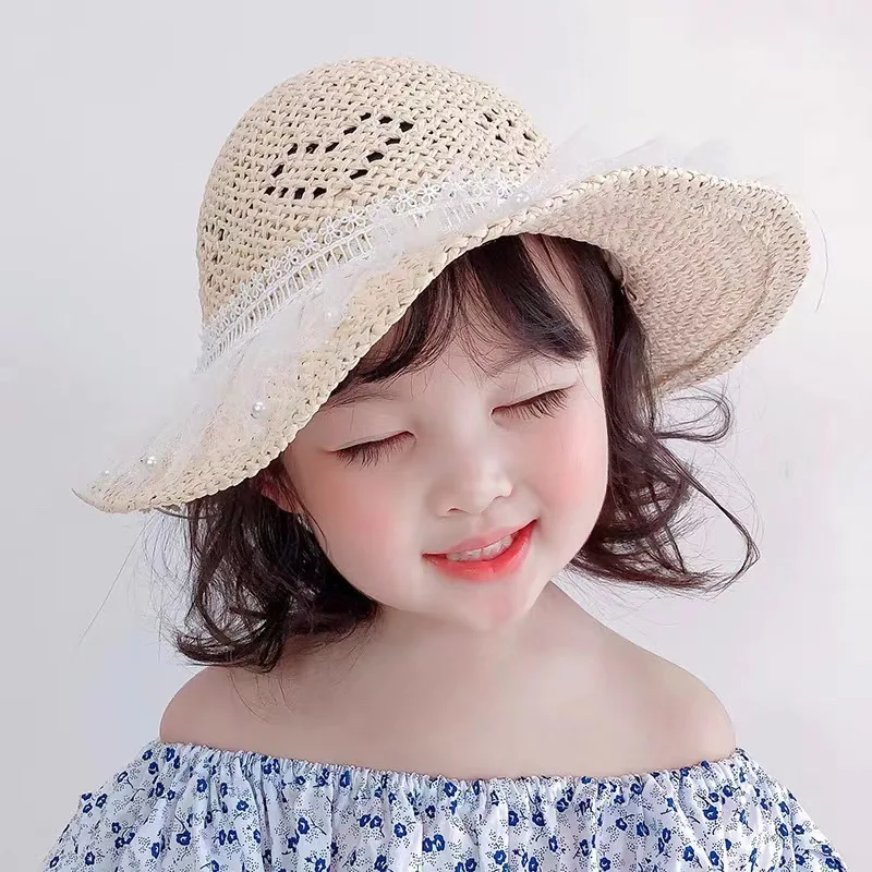 REYI004 Summer baby girl casual lace floppy straw hat New tassel children kids casual UV-Protection sun hat Pearl Panama cap
REYI004 Summer baby girl casual lace floppy straw hat New tassel children kids casual UV-Protection sun hat Pearl Panama cap