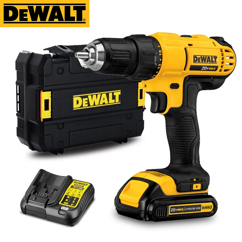 Электрическая Ударная дрель DEWALT DCD771, беспроводная дрель 18 в с литиевым аккумулятором
Электрическая Ударная дрель DEWALT DCD771, беспроводная дрель 18 в с литиевым аккумулятором