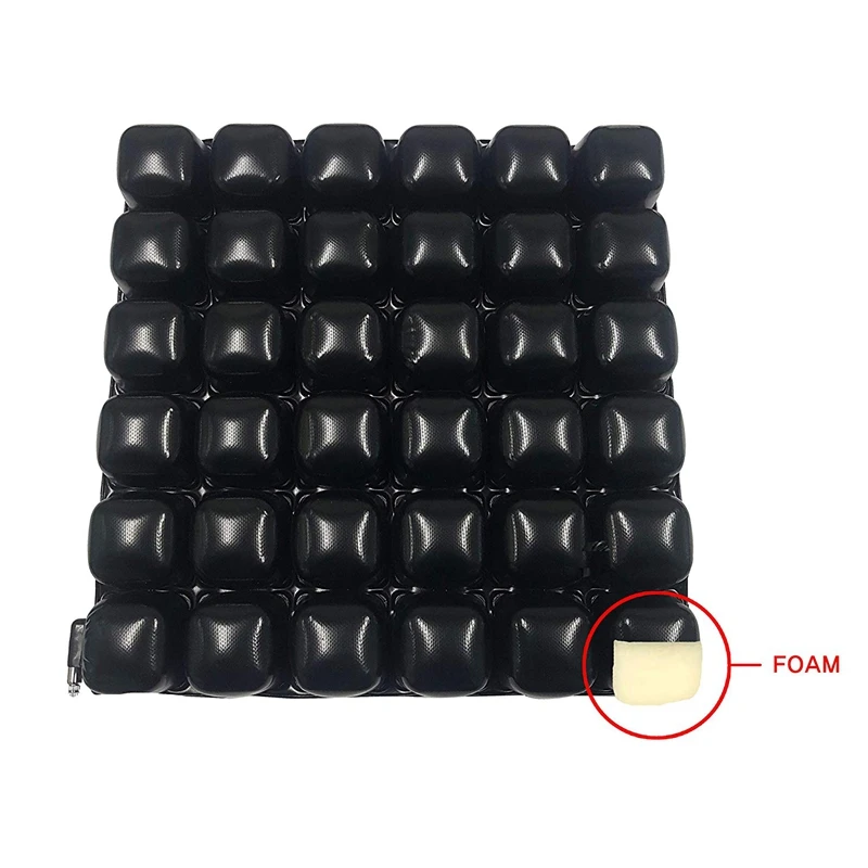 Car Seat Pad Black- Air Vehicle Seat Cushion Water Fillable Chair Pad for Wheelchair, Office Chair, Home Living, Pressure Relief
Car Seat Pad Black- Air Vehicle Seat Cushion Water Fillable Chair Pad for Wheelchair, Office Chair, Home Living, Pressure Relief