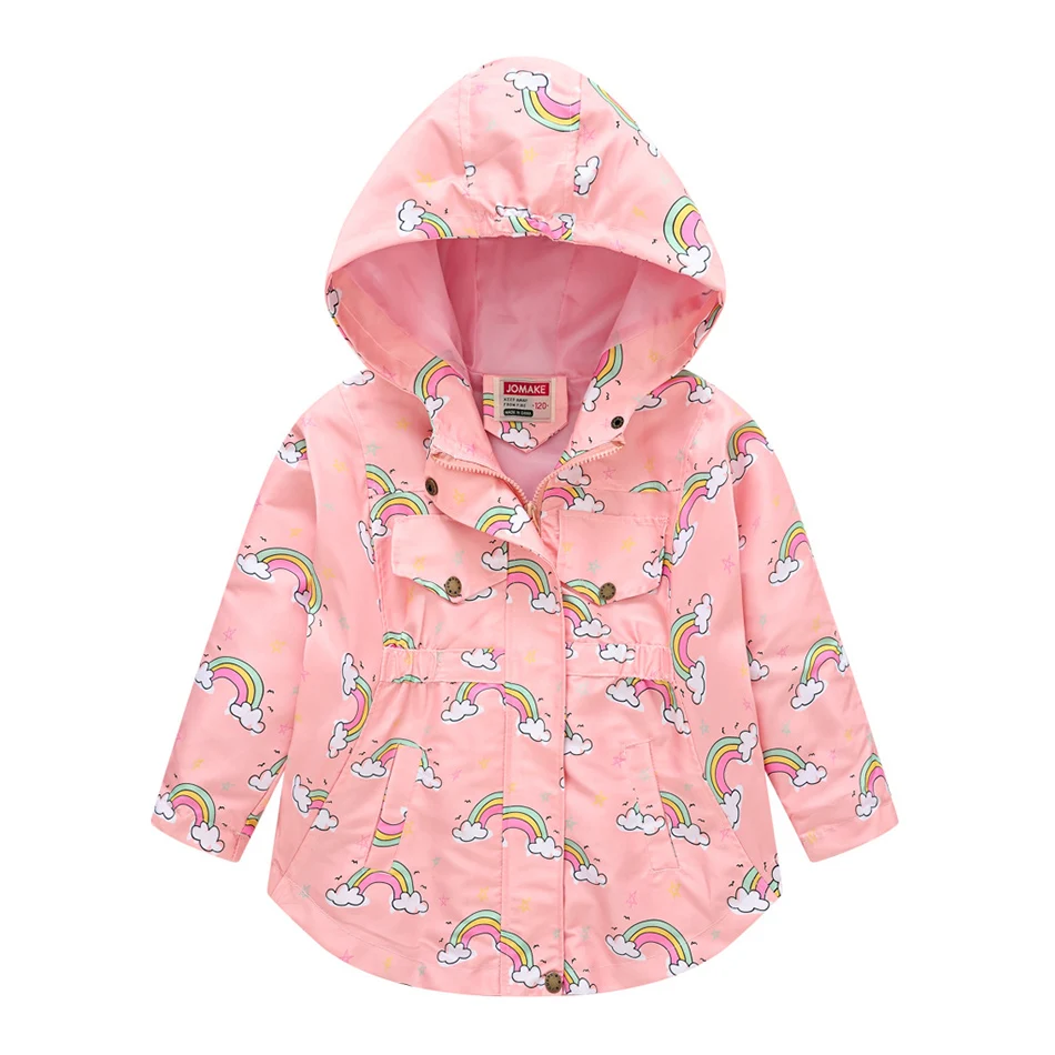 Cloth Spring Autumn Kids Girls Windbreaker Rainbow Jackets Hooded Jackets for Girls Children Coat Child Outerwear 2-8years Old
Cloth Spring Autumn Kids Girls Windbreaker Rainbow Jackets Hooded Jackets for Girls Children Coat Child Outerwear 2-8years Old