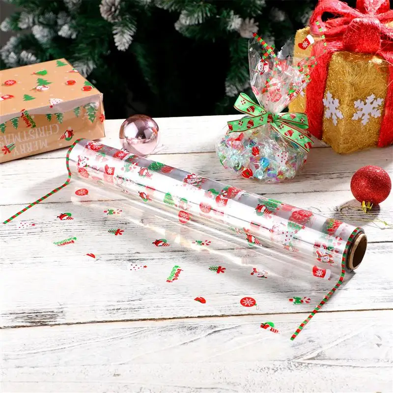Cellophane Wrap 2.5 Mil Transparent Cellophane Wrap Roll Snowman Xmas Tree Decorated Cellophane Bags to Wrap Gift Baskets Crafts
Cellophane Wrap 2.5 Mil Transparent Cellophane Wrap Roll Snowman Xmas Tree Decorated Cellophane Bags to Wrap Gift Baskets Crafts