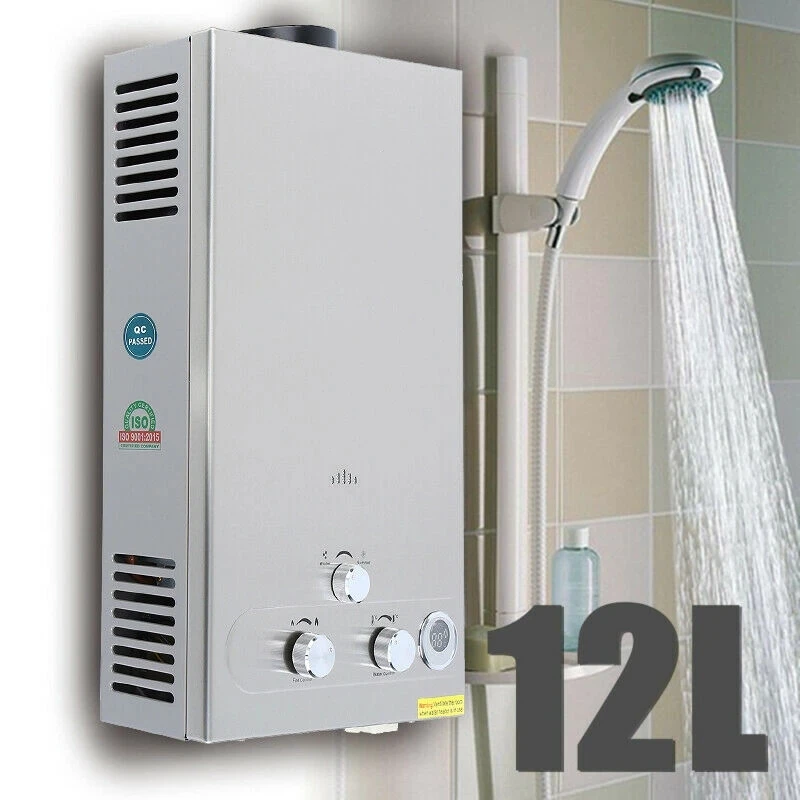 12L 20KW Propane Gas LPG Tankless Hot Water Heater Stainless Steel Instant Boiler with Shower Accessories
12L 20KW Propane Gas LPG Tankless Hot Water Heater Stainless Steel Instant Boiler with Shower Accessories