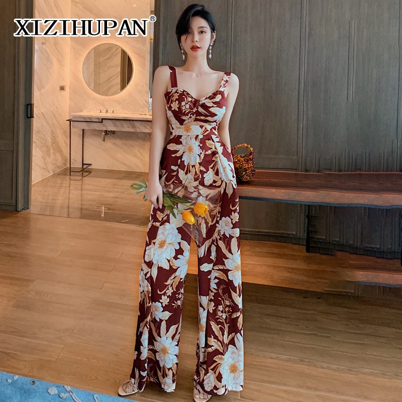 XIZIHUPAN Vintage Print Sexy Jumpsuit For Women High Waist Hollow Out Full Length Jumpsuits Female Summer Fashion New Tide 2021
XIZIHUPAN Vintage Print Sexy Jumpsuit For Women High Waist Hollow Out Full Length Jumpsuits Female Summer Fashion New Tide 2021
